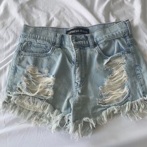 Express Denim Shorts